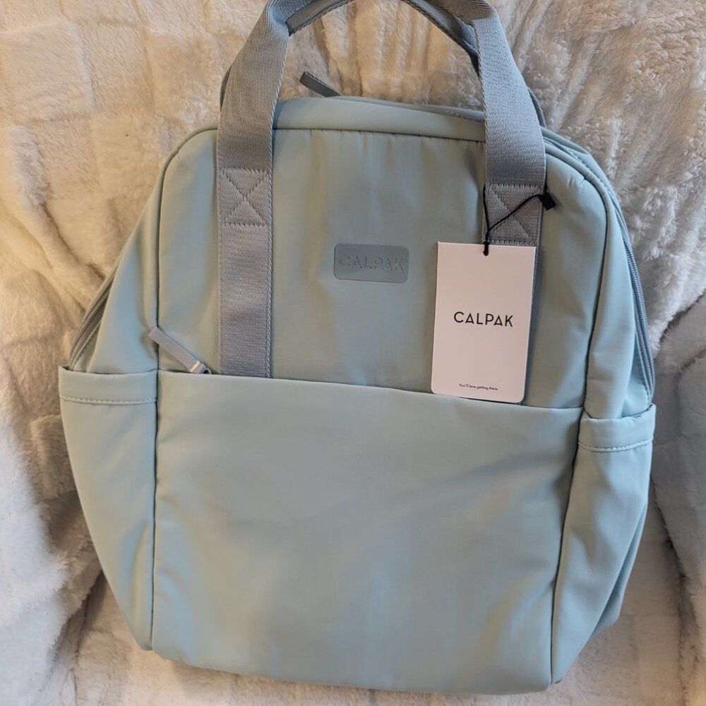 Calpak Connect Laptop Backpack, Bluebell, NWT
